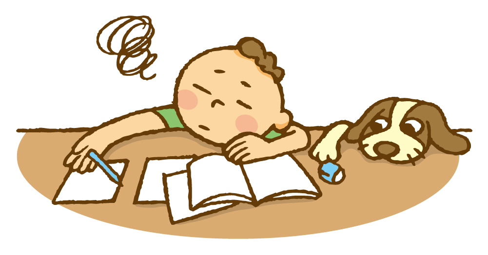 勉強イヤイヤ