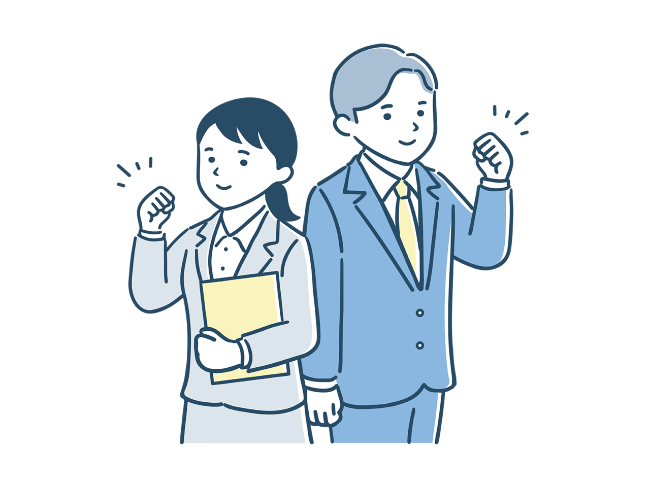 講師のイラスト(男性・女性)