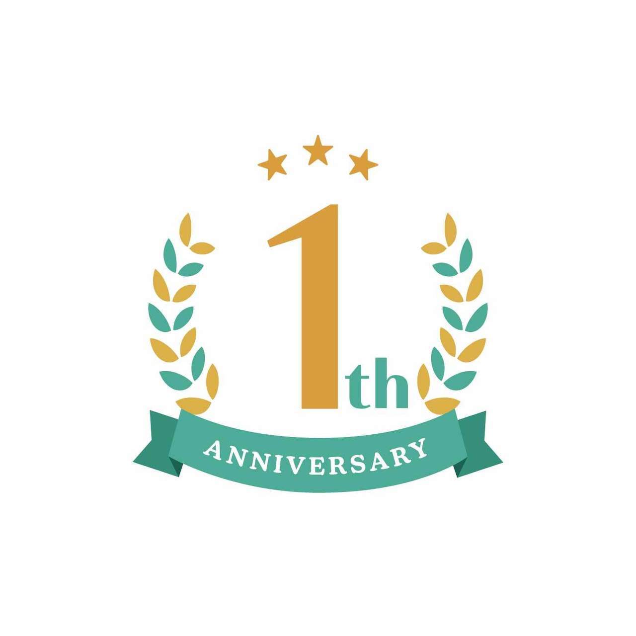 1周年記念のアニバーサリーアイコン