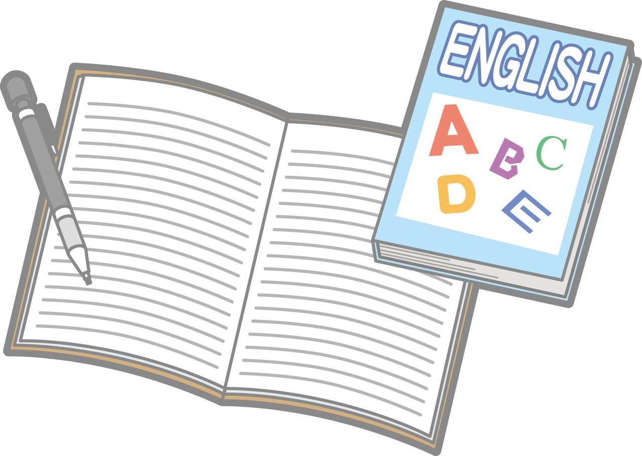 英語のテキストとノート